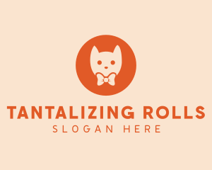 Orange Kitty Cat logo design