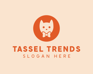 Orange Kitty Cat logo design