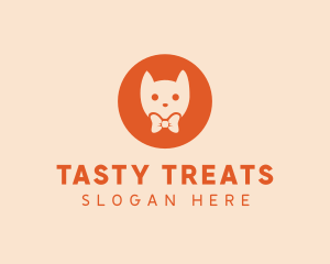 Orange Kitty Cat logo design