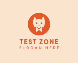 Orange Kitty Cat logo design