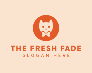 Orange Kitty Cat logo design