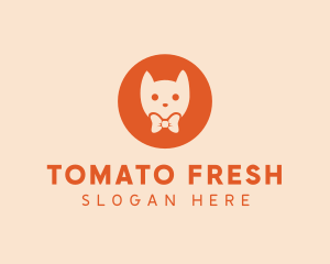 Orange Kitty Cat logo design