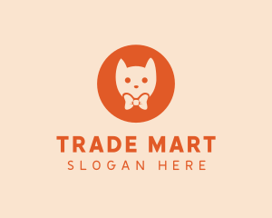 Orange Kitty Cat logo design