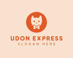 Orange Kitty Cat logo design