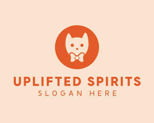 Orange Kitty Cat logo design