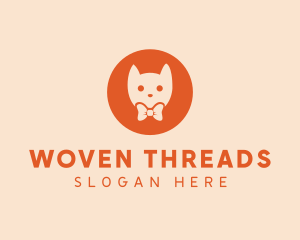 Orange Kitty Cat logo design