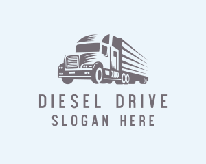 Hauling Truck Logistics  logo design