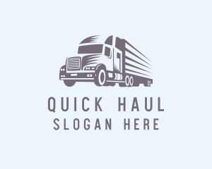 Hauling Truck Logistics  logo design