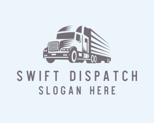 Hauling Truck Logistics  logo design