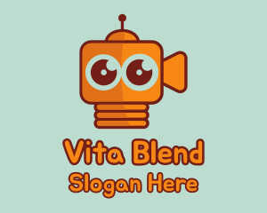 Video Camera Robot Logo