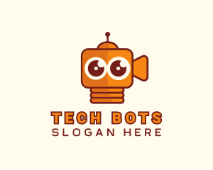 Video Camera Robot logo design