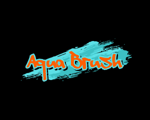 Brush Stroke Graffiti logo design