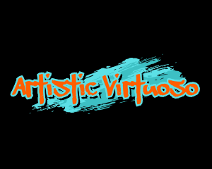 Brush Stroke Graffiti logo design