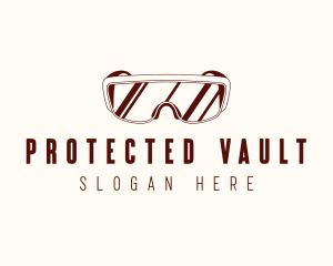 Safety Glasses Protection logo design