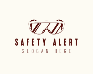 Safety Glasses Protection logo design