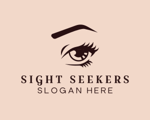 Eye Stare Lashes logo design