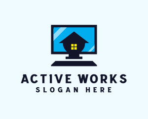 Home Personal Computer logo design