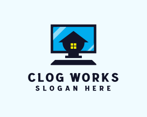 Home Personal Computer logo design