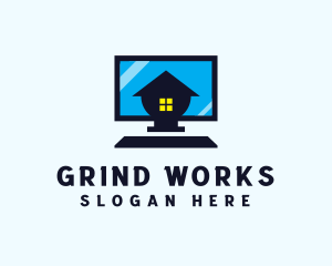 Home Personal Computer logo design