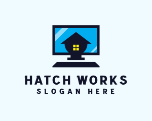 Home Personal Computer logo design