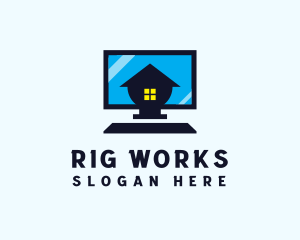 Home Personal Computer logo design