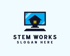 Home Personal Computer logo design