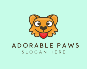 Cute Bear Face logo design