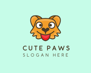 Cute Bear Face logo