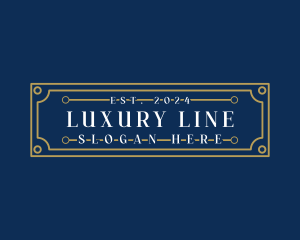 Luxury Event Hotel logo design