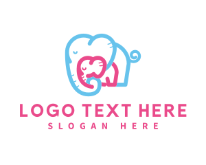 Mother Daughter Elephant Care logo