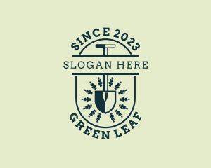 Plant Gardening Shovel logo design