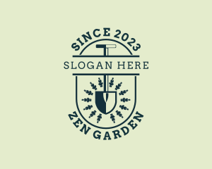 Plant Gardening Shovel logo design