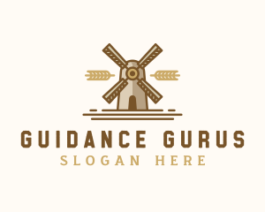 Flour Milling Grain Logo