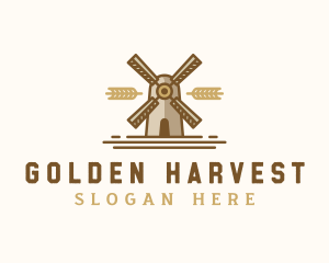 Flour Milling Grain logo design