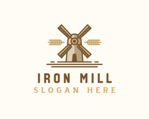 Flour Milling Grain logo design