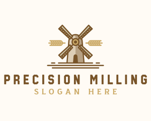 Flour Milling Grain logo design