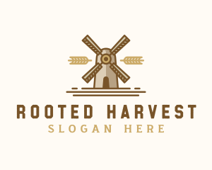 Flour Milling Grain logo design