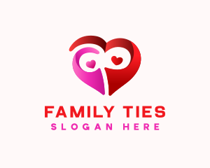 Family Heart Parenting logo design