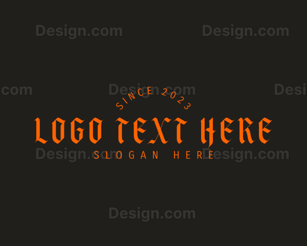 Deluxe Gothic Business Logo