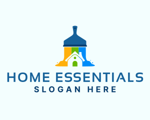 Home Paint Contractor logo design