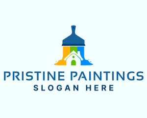 Home Paint Contractor logo design