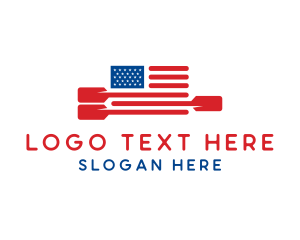 American Flag Paddle logo