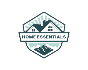 Home Roofing Property logo design