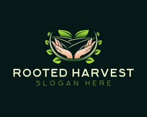 Agriculture Farming Hand logo design