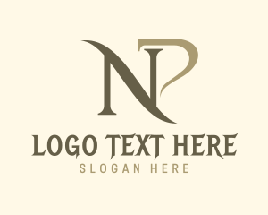 Fashion Company Letter NP logo