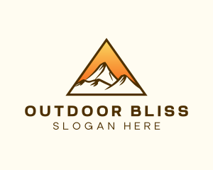 Mountain Summit Hiking logo design