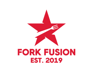 Star Fork Diner logo design