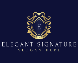 Royal Elegant Shield logo design