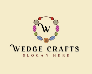 Handmade Beads Crafting logo design