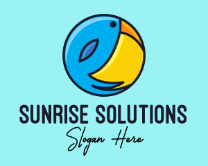 Round Toucan Sun Badge logo